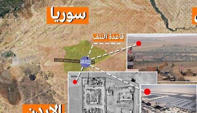 پرواز هواپیمای روسیه بر فراز پایگاه آمریکایی‌ها در سوریه
