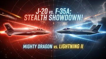   مقایسه جنگنده چینی J-۲۰ با آمریکایی F-۳۵