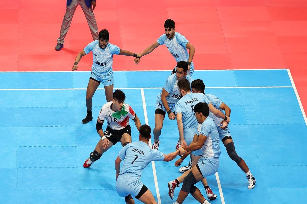 نقره هانگژو سهم تیم ملی کبدی ایران 