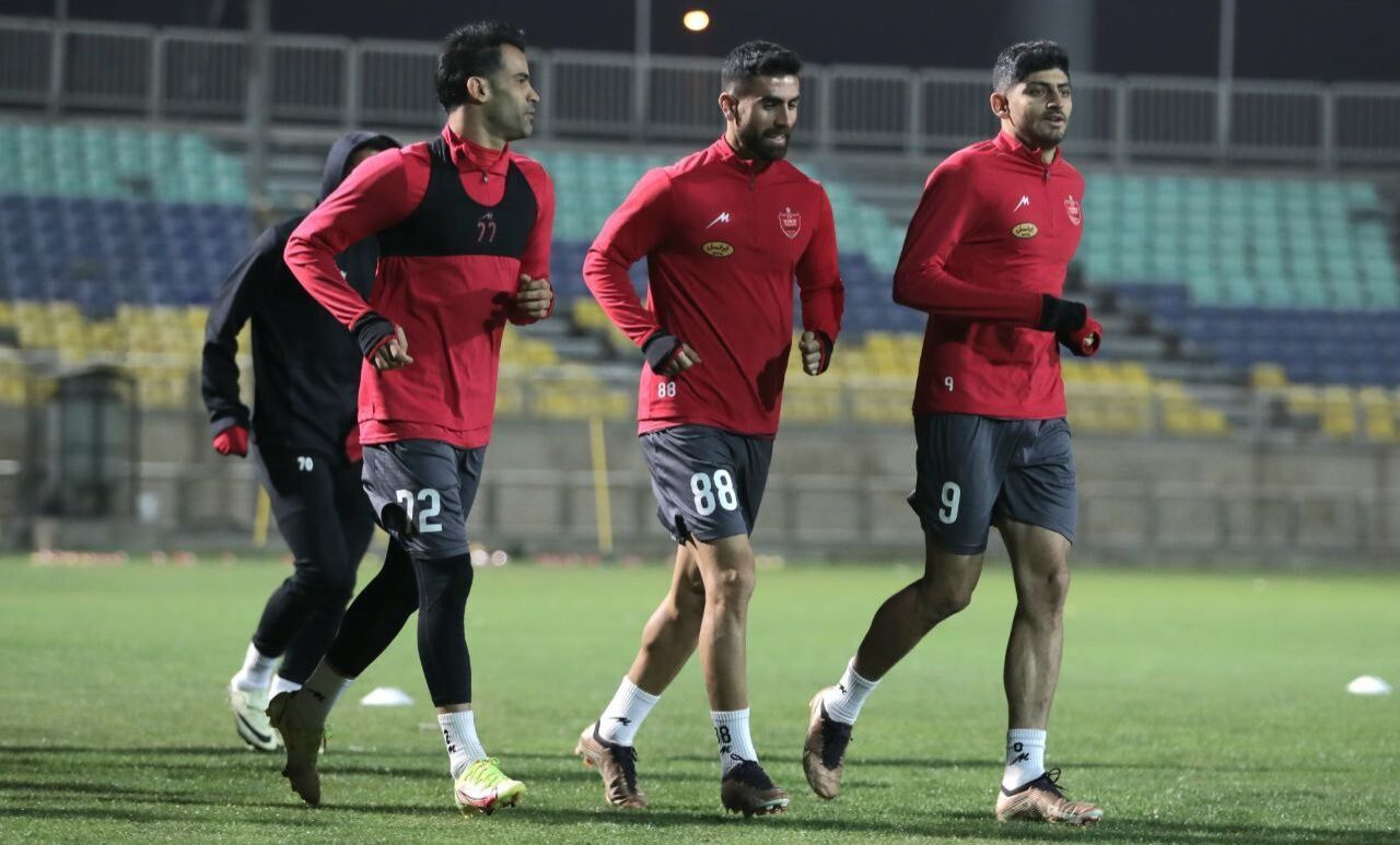 برگزاری آخرین تمرین پرسپولیس پیش از دربی