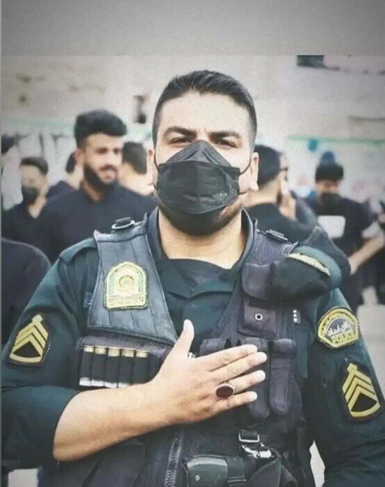 شهادت دردناک یک مامور پلیس نیروی انتظامی در کرمان + عکس